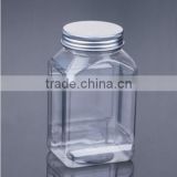 New Design Plastic Pet Bottle and Plastic Pet Jar with Aluminum Seal Lid