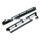 High Quality 19 Inches UTP Cat5e 24 Port Patch Panel