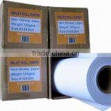 Roll Photo Paper In Large Format For Advertising Printing