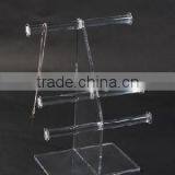 Three Tier Acrylic Jewelry Display Stand for Wholesale thumbnail-1