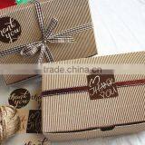 White Papercard Decorative Bowknot Printing Color Gift Box With Design Logo Made in China thumbnail-2