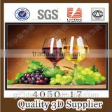 new design high quality 3d fruit picture ,3D lenticular pictures with fresh fruit 2016