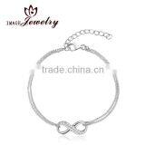 Pure Silver Bracelets,infinity Symbol Bracelet,sterling Silver Bracelets Wholesales thumbnail-1