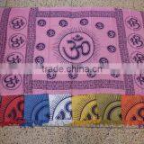 om Hand Printed Scarves Pareo Sarongs