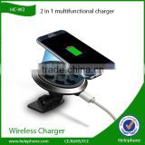 portable in car sucker phone holder oem logo wireless charger