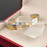 Technology 2016 Rose Gold Engraved Bracelet Stainless Steel thumbnail-5