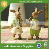 Easter Bunny Resin Craft Work Rabbit Home Decoration thumbnail-5