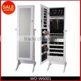 WO-W6001 Customize Color Bedroom Wall Mirror ,Schmuck Kabinett, Home Decorations Storage Mirror thumbnail-1