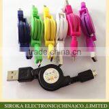 Promotional Retractable Micro Usb Charging Cable With Customized Colors for Samsung Table PC thumbnail-3
