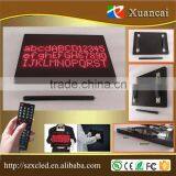 12x36cm/5"x15"inch Remote Cotrol+USB Acrylic+Aluminum Frame Material Print Logo Labeling LED Digital Placarding Guide Board Sign thumbnail-4
