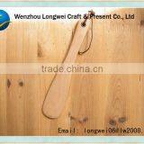 Clear Varnish Wooden Shoe Horn/shoehorn