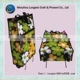 Folding Shopping Bag With Wheels/shopping Trolley Bag/trolley Shopping Bag With Chair