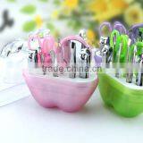 2016 Wholesale Cheap Promotion Gift 9pcs/set Apple Shape Manicure Set Quality Choice thumbnail-6