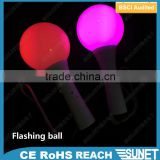 2016 new products plastic multi-colored led crystal magic ball light
