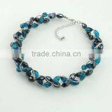 Magnetic Simple Design Silver Chain Cross Beaded Jeweley Set thumbnail-6