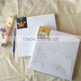 Line Printed Sketched Canvas