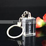 2D Laser Crystal Keychain for Custom Sale thumbnail-1
