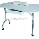 Nail Furniture Portable Manicure Desk Folding Nail Table Factory Directly thumbnail-1