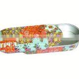 Oval Shape Packaging Tin Box