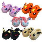 Cheap High Quality Pokemon go Plush Slipper Wholesale Pokemon Pikachu Plush Indoor Bedroom Winter Warm Slippers for Sale thumbnail-6