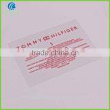 Factory Direct Professional Custom silicone heat transfer Label for clothing