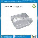 Aluminium Foil Container Square Catering Serving Tray