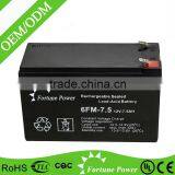 Maintenance Rechargeable Lead Acid 12v7ah Battery for E-bike