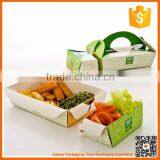 custom logo paper material fast food packaging