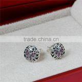 China Factory Made 925 Sterling Silver Jewelry Wholesale Top Design Earring thumbnail-6