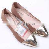 Footwear Women High Quality Two Tone Shoes Pointed Toe Ballerinas thumbnail-3