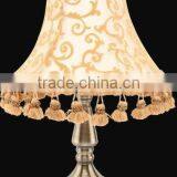 Handmade Light Decoration Lamp With Yellow Fabrics Cover