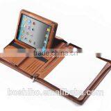 Custom Multifunctional Design Leather Zipper Portfolio With Handle thumbnail-3