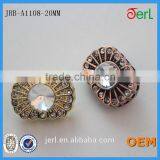 Wholesale Bulk Metal Crystal Rhinestone Fashion Button Rhinestone Button for Wedding thumbnail-6