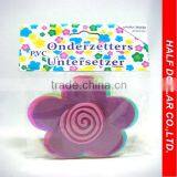 Flower-style PVC Coasters For One Dollar Item,kitchenware