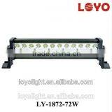 Waterproof Led Jeep Light Bars 72w,13.5 Inch Led Light Bar Offroad