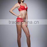 ORA2043+OFA2043 Popular Lace Odm Oem Women Ladies no Padding Underwear Push up Natural Lace Sexy Bra & Panties Sexy Bra Set thumbnail-4