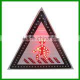Solar Powered Crosswalk Traffic Road Sign