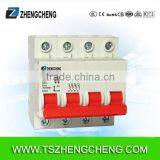 4P 25A B Curve Miniature Circuit Breaker Classic C45 MCB Types