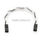 2 Pin Dupont 2.54mm Connector Cable Jumper Wire 15cm Balck White