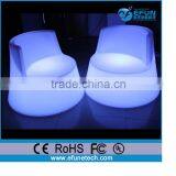 Modern Design Rgb Color Led Light Table and Chairs Set, Led Chairs for Bar Table