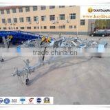 Galvanized stainless steel small or long boat trailer with roller