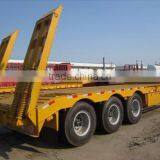 3 Axles 60ton Low Bed Semi Trailer Truck For Sale thumbnail-3