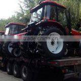 YTO Wheel Tractors Hot Sale 804 80hp YTO Engine With Cabin Agricultural Tractor 4WD thumbnail-2