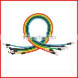 11 PCS Resistance Band Set Yoga Pilates Abs Exercise Fitness Tube Workout Bands thumbnail-3