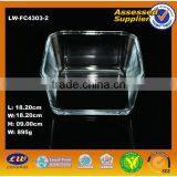 Square Shape Heat Resistant Glass Bowl for Microwave Oven thumbnail-1