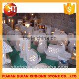 Powerful Stone Lantern Spotlight Handcarved Nature Fence Lantern thumbnail-2