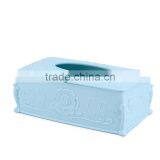Classic Rectangle Paper towel Tube Noble Napkin Holder Tissue Box Paper Storage Box