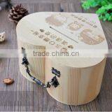Antique Kid's DIY Wooden Piggy Bank House Creative High Quality Wooden Coin Box thumbnail-3