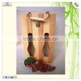 First Class Cutting Chinaberry Poplar Made Wine Box thumbnail-1