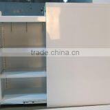 Steel Metal Hand-pull Sliding Desk Side Cabinet Table Storage Cabinet Cupboard thumbnail-1